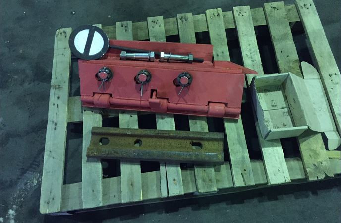 Башмак сбрасывающий (колесосбрасыватель) КСБ-Р ручной