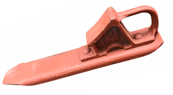 Башмак тормозной железнодорожный горочный (красный)