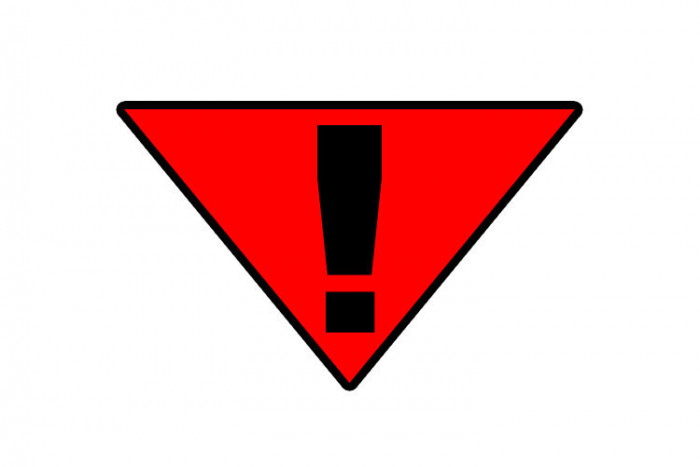 Знак «Перемещать осторожно, при маневрах не толкать»