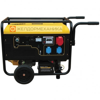 Электроагрегат путевой бензиновый АБ6 дв. Champion (АБ6-3-Т230-ВЖ, 6 кВт, ручной стартер, электростартер, колеса)
