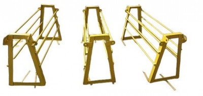 Стеллаж для хранения тормозных горочных башмаков