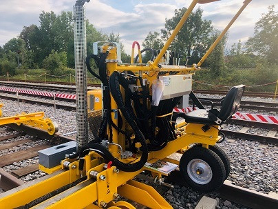 Самоходная машина для перекладки рельсов Robel 43.32