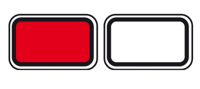 ЖД знак «Переносной сигнал для съемных дрезин»