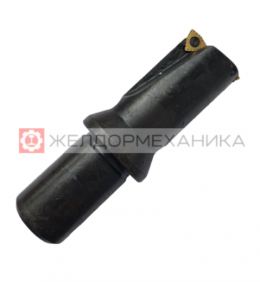 Сверло рельсовое ц/х d36 мм cо сменными твердосплавными пластинами для сверления рельсов