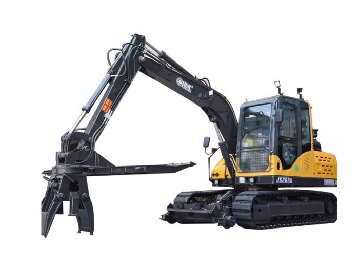 Железнодорожный экскаватор на комбинированном ходу JINGGONG JG80L