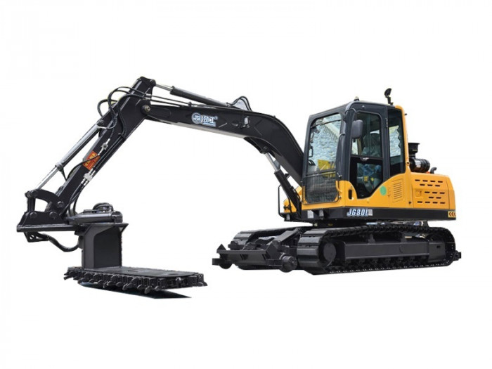 Железнодорожный экскаватор на комбинированном ходу JINGGONG JG80L