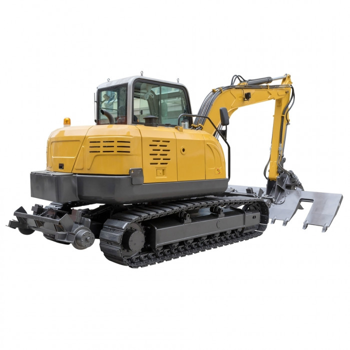 Железнодорожный экскаватор на комбинированном ходу JINGGONG JG80L