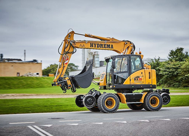 Железнодорожный экскаватор на комбинированном ходу Hydrema MX16 Rail / MX20 Rail