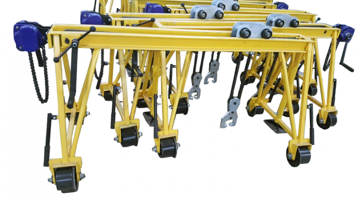 Кран съемный для смены рельсов КР-2