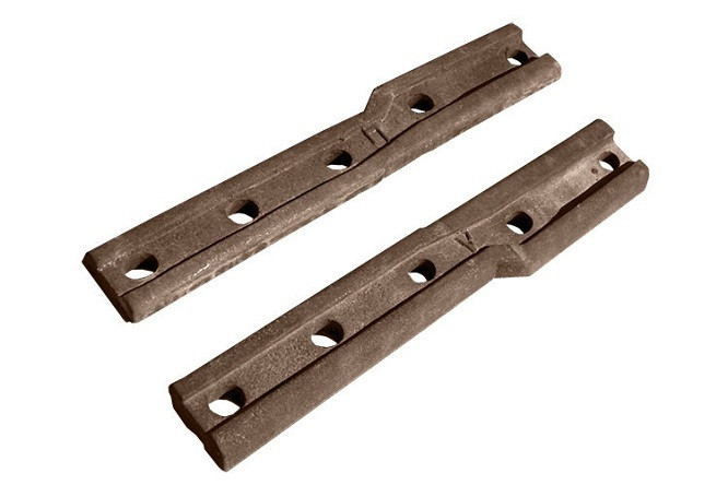 Накладка стыковая железнодорожная переходная литая Р65/Р50