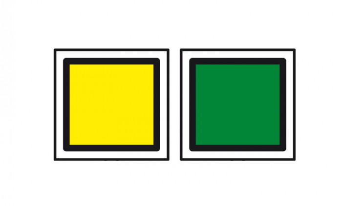 ЖД знак «Уменьшение скорости» переносной